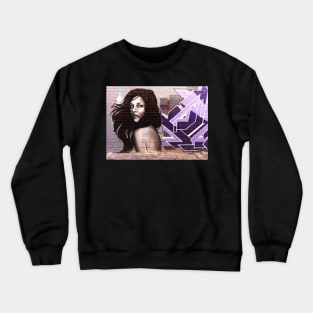 Melbourne Graffiti by Aida Crewneck Sweatshirt